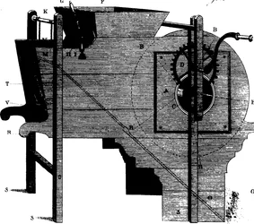 Fleuron from book:  One hundred and six copper plates of mechanical machines, and implements of husbandry, approved and adopted by the Society for the encouragement of arts, manufactures, and commerce, ... Carefully corrected and revised, by Alexander Maby